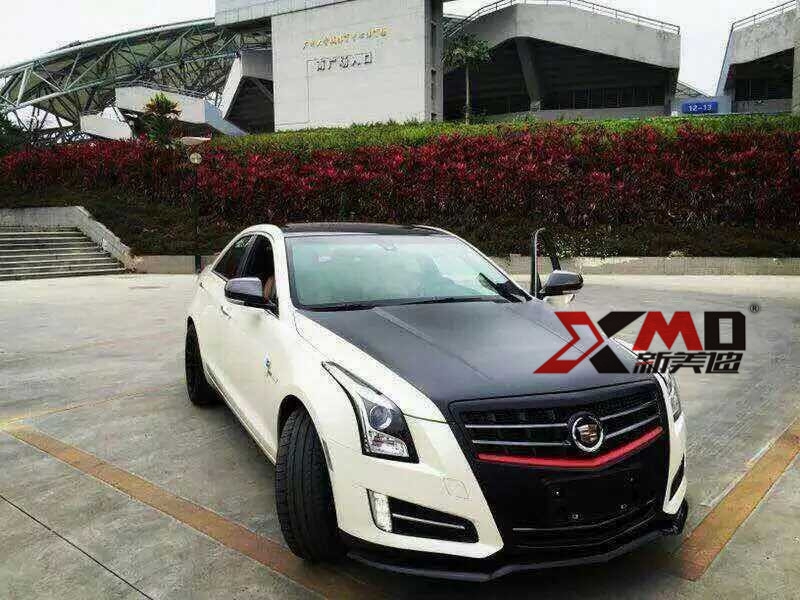 凱迪拉克 ATS D3  碳纖維前后唇 機蓋 尾翼 改裝小包圍