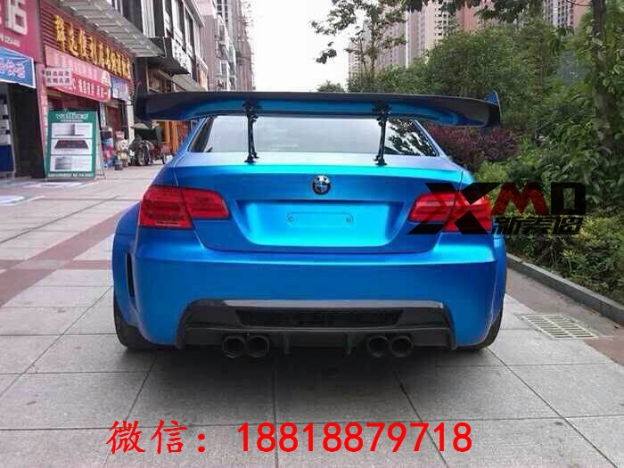 寶馬E92 E93 M3改裝寬體大包圍碳纖維內(nèi)飾機(jī)蓋排氣尾翼改裝