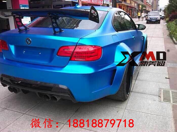寶馬E92 E93 M3改裝寬體大包圍碳纖維內(nèi)飾機(jī)蓋排氣尾翼改裝
