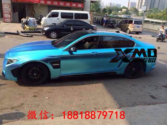 寶馬F10 F18改HAMNN寬體大包圍改裝碳纖維尾翼機蓋內(nèi)飾排氣升級