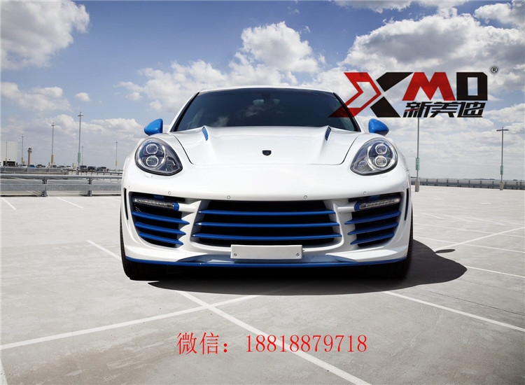 新款保時捷帕拉梅拉panamera改裝topcar大包圍碳纖維內(nèi)飾機蓋排氣改裝