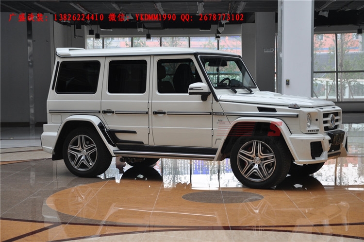 奔馳G級(jí)W463 G500 AMG改裝WALD大包圍機(jī)蓋排氣管 奔馳G系改裝包圍