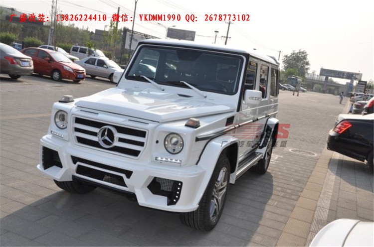 奔馳G級(jí)W463 G500 AMG改裝WALD大包圍機(jī)蓋排氣管 奔馳G系改裝包圍
