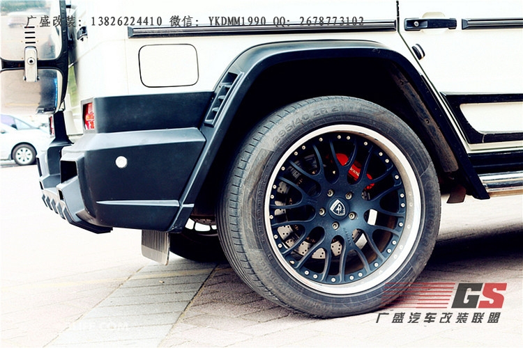 奔馳G級W463/G500/G63AMG/G65AMG改裝WALD大包圍輪眉機(jī)蓋碳纖尾翼