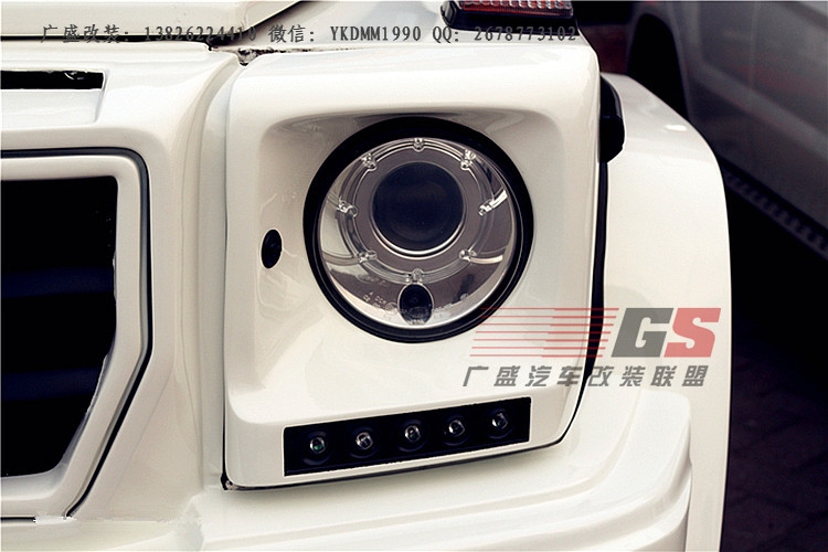 奔馳G級W463/G500/G63AMG/G65AMG改裝WALD大包圍輪眉機(jī)蓋碳纖尾翼