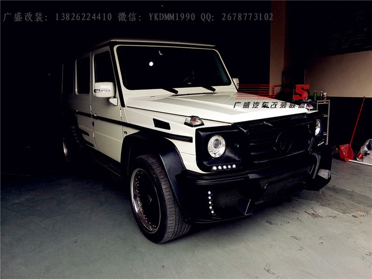 奔馳G級W463/G500/G63AMG/G65AMG改裝WALD大包圍輪眉機(jī)蓋碳纖尾翼