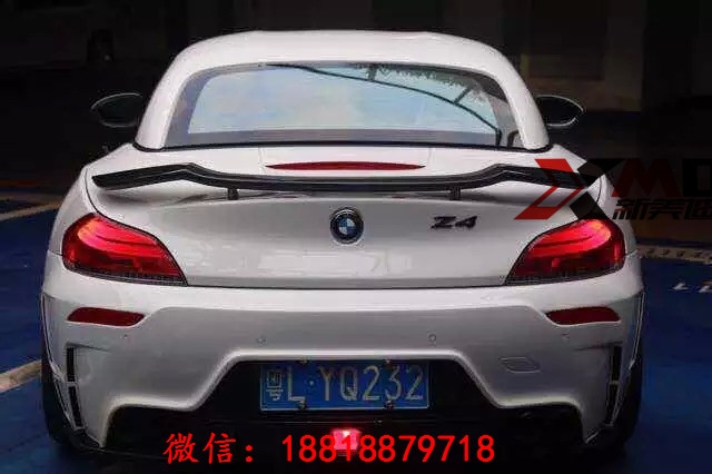保時(shí)捷970碳纖維雙層尾翼/ 內(nèi)飾機(jī)蓋碳纖維 排氣改裝大小包圍