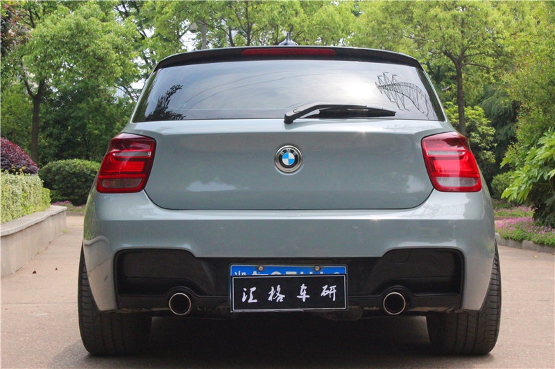 長(zhǎng)沙寶馬118全車改色膜 法國(guó)HEXIS水泥灰改色膜 湖南汽車改色膜