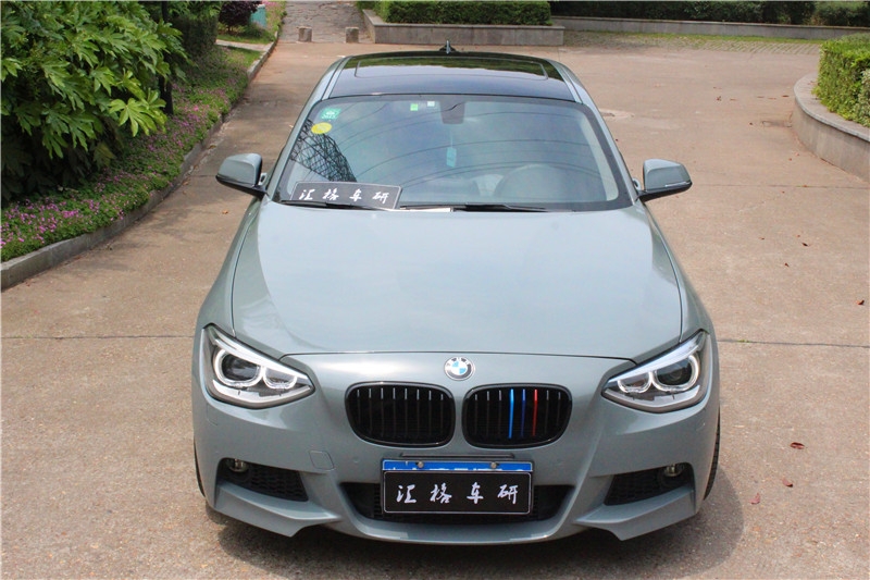 長(zhǎng)沙寶馬118全車改色膜 法國(guó)HEXIS水泥灰改色膜 湖南汽車改色膜