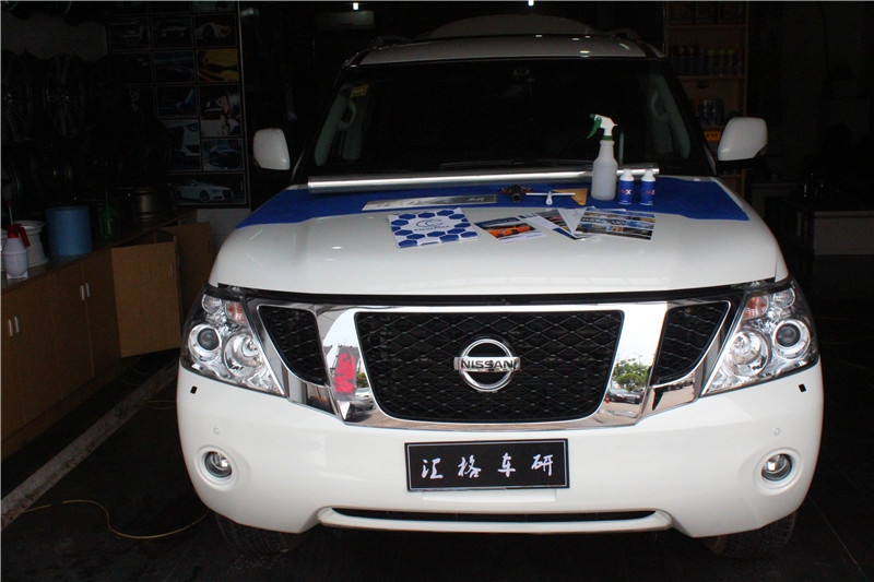 長沙玻璃盾實體店 美國ClearPlex隱形玻璃盾甲 日產途樂施工ClearPlex隱形玻璃盾甲膜