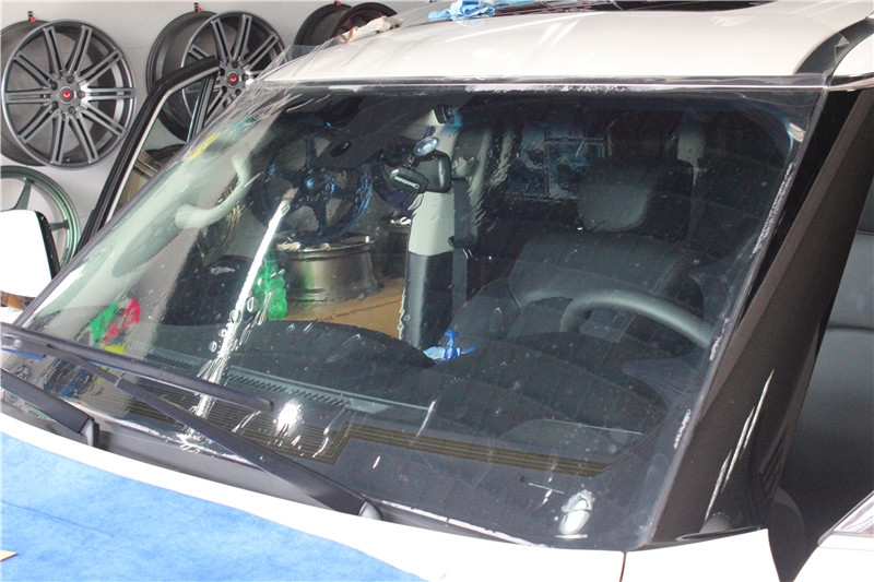 長沙玻璃盾實體店 美國ClearPlex隱形玻璃盾甲 日產途樂施工ClearPlex隱形玻璃盾甲膜