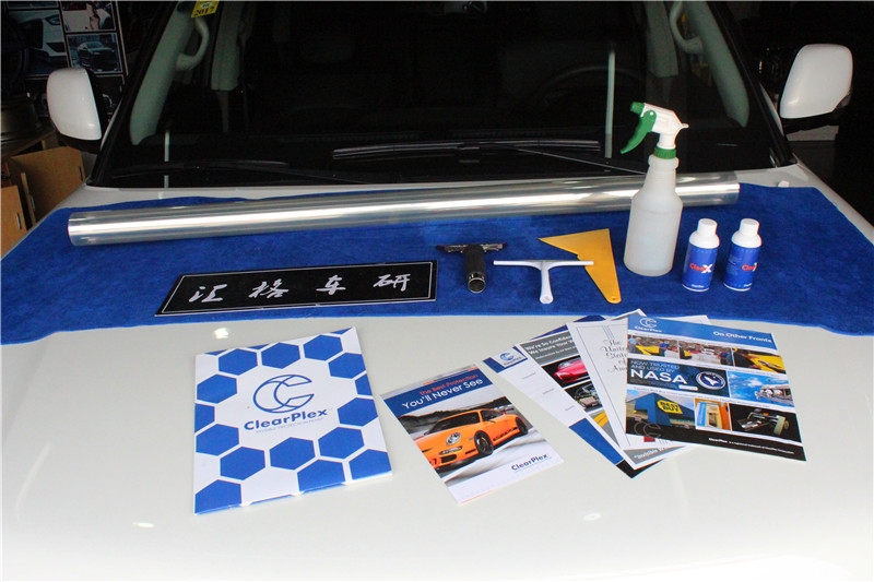 長沙玻璃盾實體店 美國ClearPlex隱形玻璃盾甲 日產途樂施工ClearPlex隱形玻璃盾甲膜