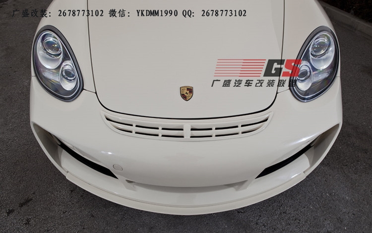 保時捷Cayman/Boxster/987改裝Techart大包圍 排氣管碳纖維尾翼