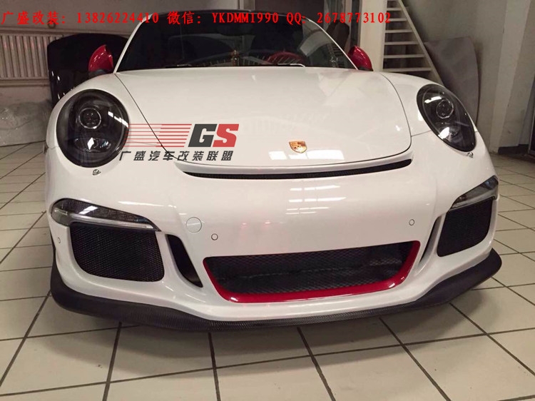 Porsche05-11年保時(shí)捷911/997卡雷拉改裝GT3大包圍 尾翼排氣管