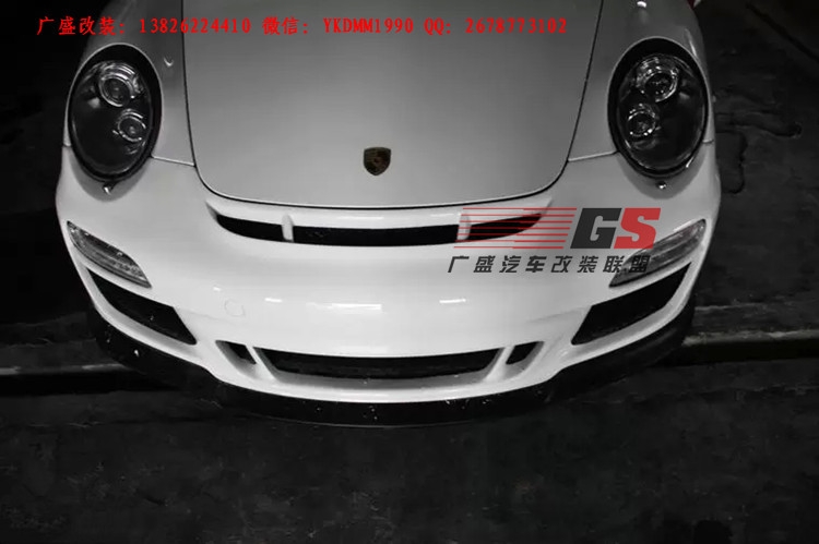Porsche05-11年保時(shí)捷911/997卡雷拉改裝GT3大包圍 尾翼排氣管
