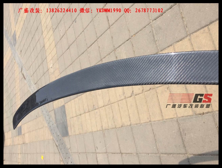 13 14 15年款奧迪A4L/B9改裝WALD小包圍 前唇后唇碳纖維尾翼排氣