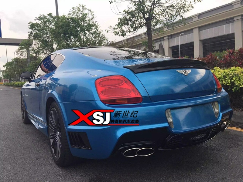 老款賓利歐陸GT改裝WALD大包圍前后杠中網(wǎng)尾翼尾喉