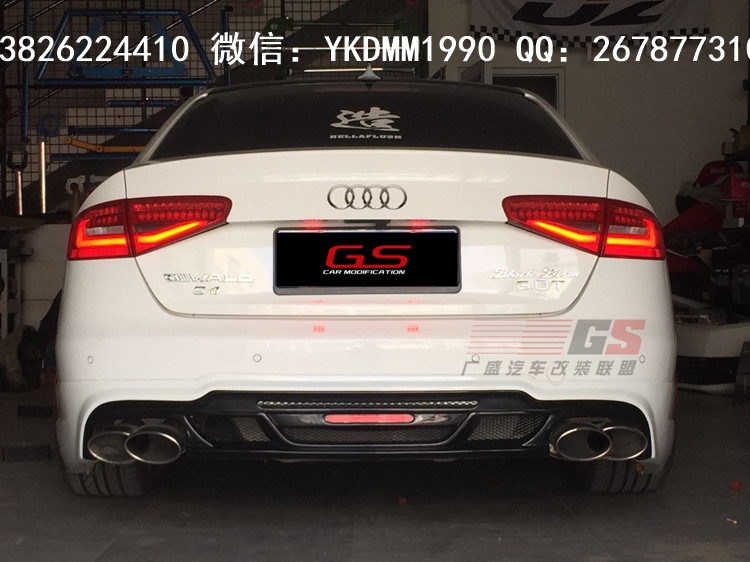 13 14 15年款?yuàn)W迪A4L/B9改裝WALD小包圍奧迪A4L改裝大包圍 奧迪A4L改裝排氣管 奧迪A4L改裝案例 奧迪A4L改裝碳纖維機(jī)蓋 碳纖維尾翼