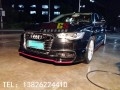 奧迪A6L W12改裝WALD小包圍前唇后唇改裝碳纖維尾翼排氣管大包圍