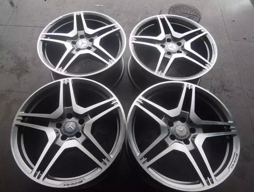 奔馳，E63鍛造、AMG．19寸連呔一套．二手．合裝C．E升級，極品少有！