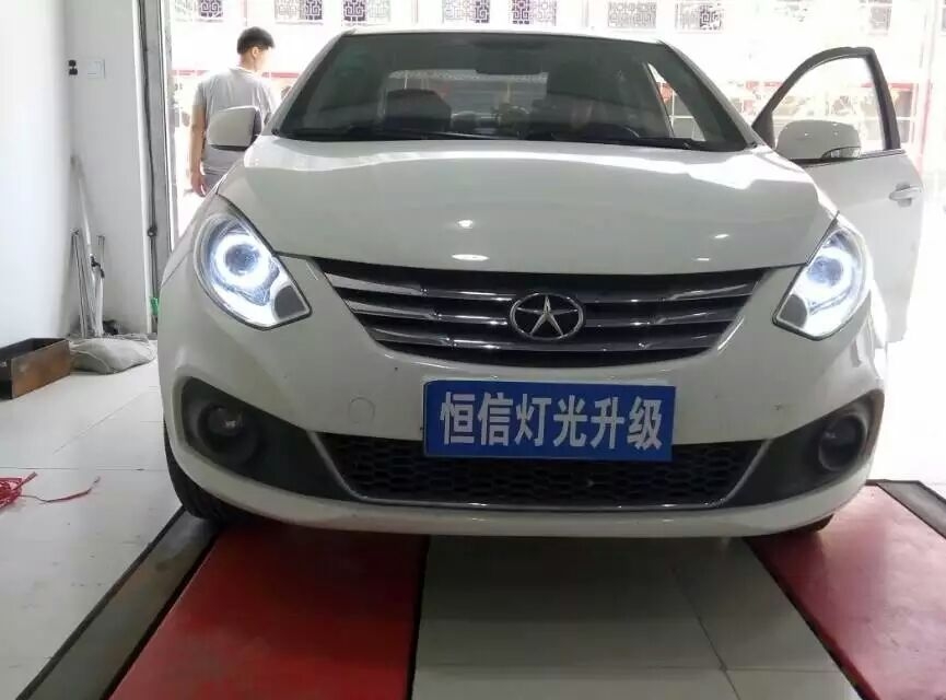 【石家莊恒信燈光升級(jí)】江淮和悅A30前來(lái)升級(jí)最新款歐標(biāo)Q5套裝