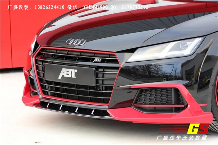 ABT正品 新款奧迪TT改裝ABT包圍 尾翼 后視鏡 后唇排氣管大包圍