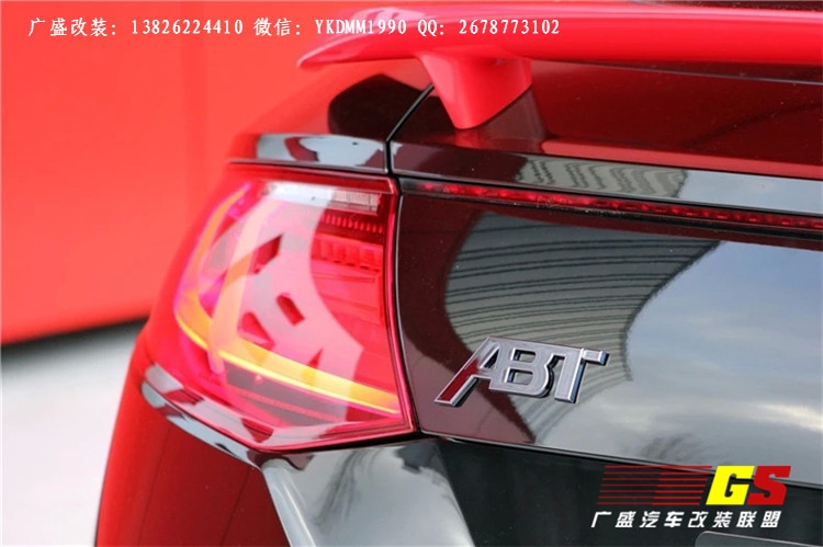 ABT正品 新款奧迪TT改裝ABT包圍 尾翼 后視鏡 后唇排氣管大包圍