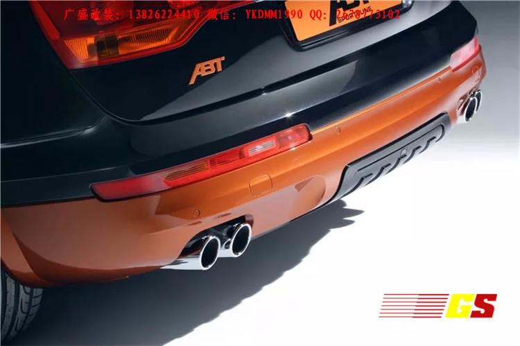 ABT正品 奧迪Q7改裝ABT小包圍套件 前唇 后唇 尾翼排氣管尾喉輪眉