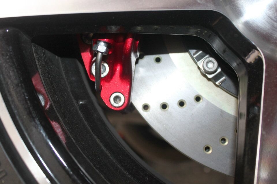 本田思域1.8升級(jí)UP大四剎車卡鉗