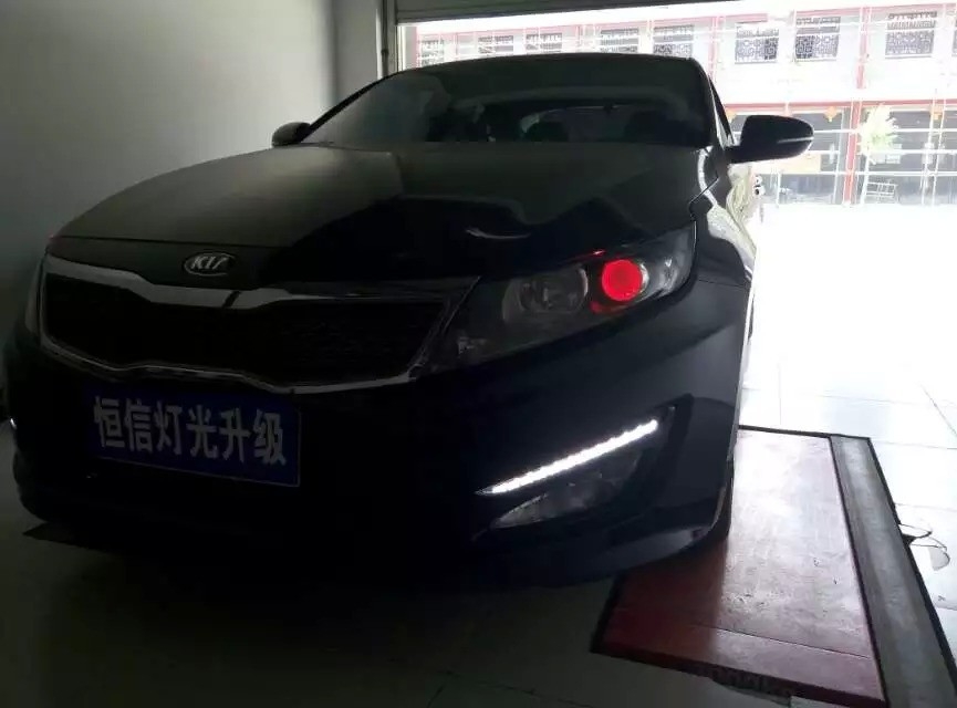 【石家莊恒信燈光升級(jí)】保定K5不遠(yuǎn)百公里前來(lái)恒信進(jìn)行燈光升級(jí)