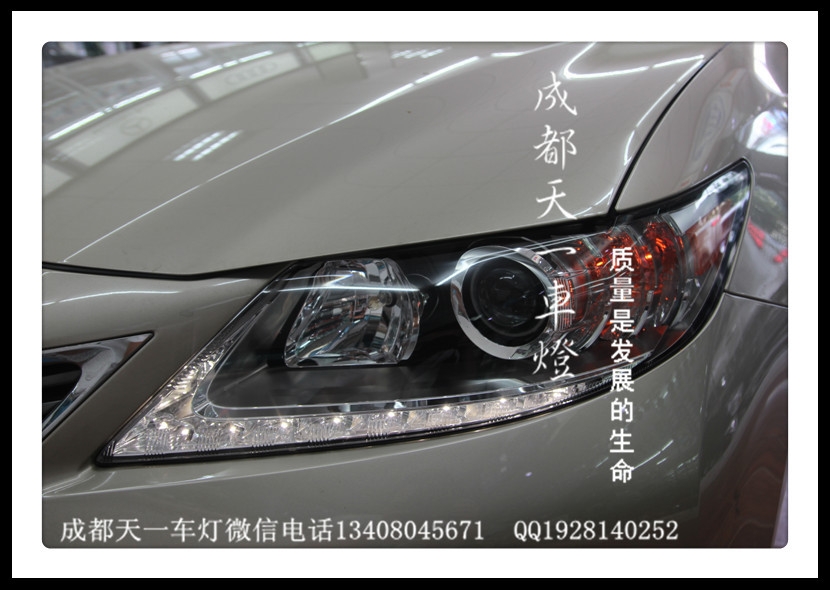 成都雷克薩斯改燈|成都凌志車燈改裝氙氣燈雙光透鏡