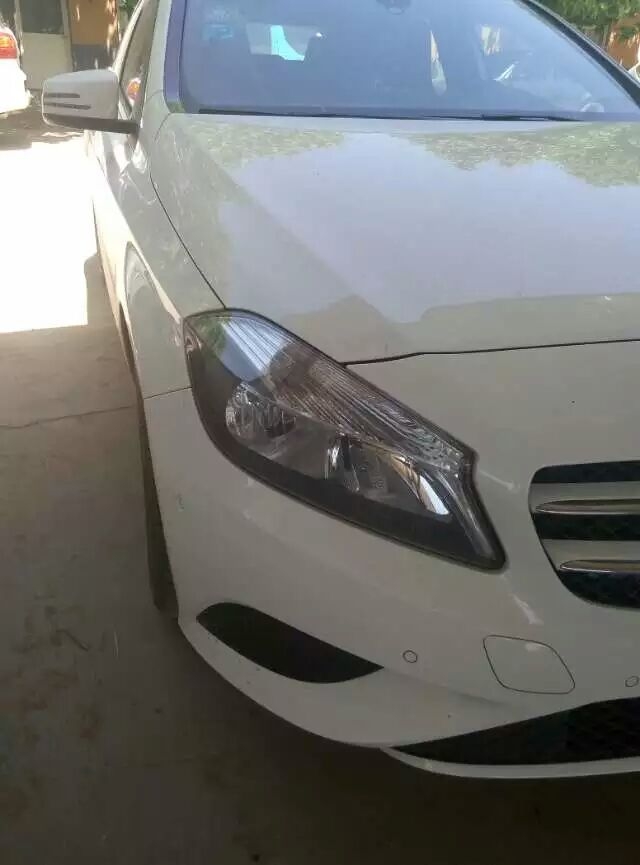 【石家莊恒信汽車(chē)燈光升級(jí)】邢臺(tái)上門(mén)安裝奔馳A級(jí)大燈，河北首例