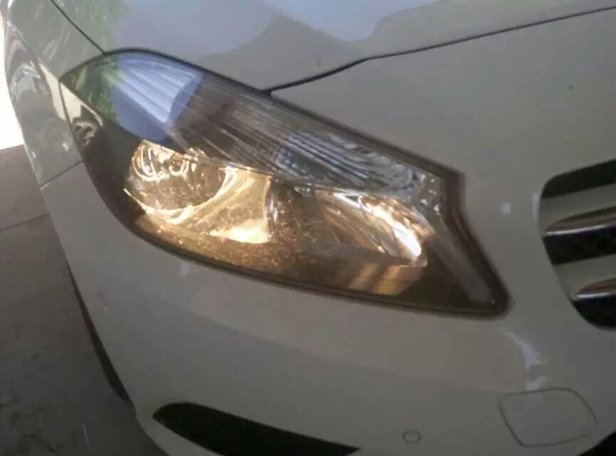 【石家莊恒信汽車(chē)燈光升級(jí)】邢臺(tái)上門(mén)安裝奔馳A級(jí)大燈，河北首例