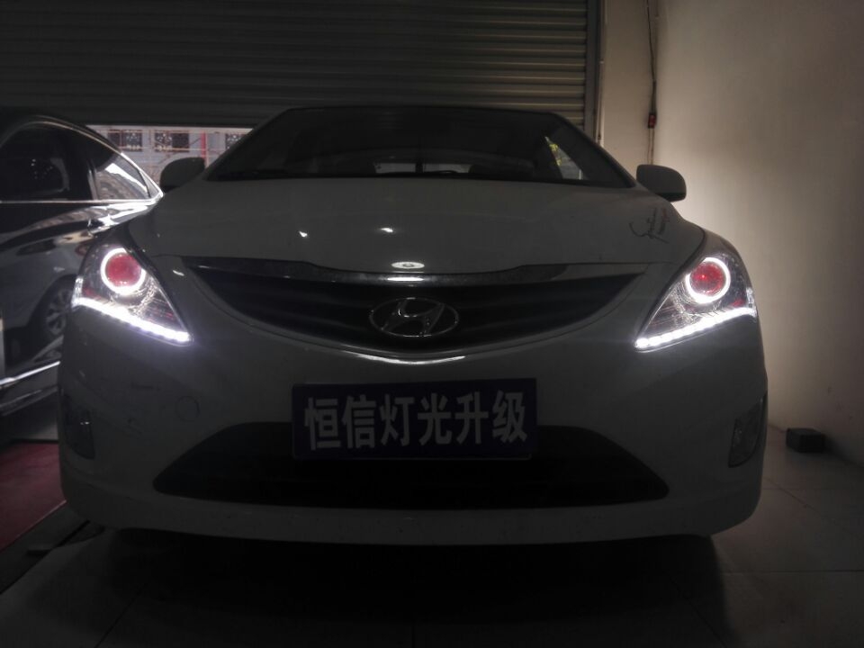 【石家莊恒信燈光升級】倆瑞納一同前來恒信升級燈光，效果自己看吧