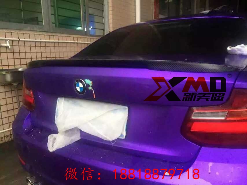 寶馬F22 220 235 改裝碳纖維尾翼 內(nèi)飾 機蓋排氣升級