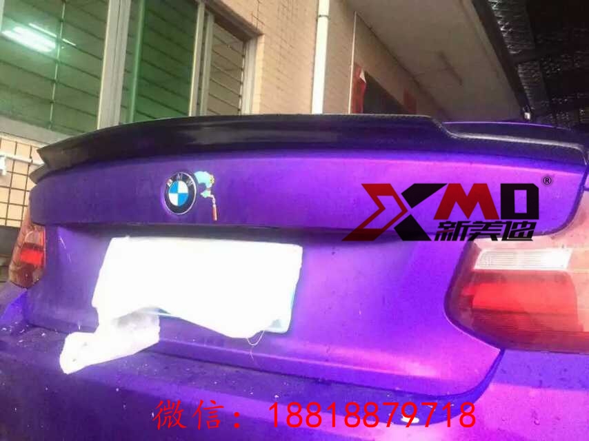 寶馬F22 220 235 改裝碳纖維尾翼 內(nèi)飾 機蓋排氣升級