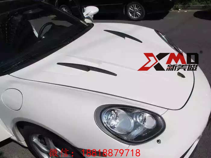 保時(shí)捷911 997 卡曼 987改裝 MISHA款機(jī)蓋定制 碳纖維內(nèi)飾尾翼排氣改裝