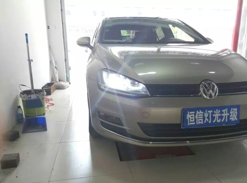 【石家莊恒信燈光升級】高七前來升級雙U大燈，實現(xiàn)原廠編程