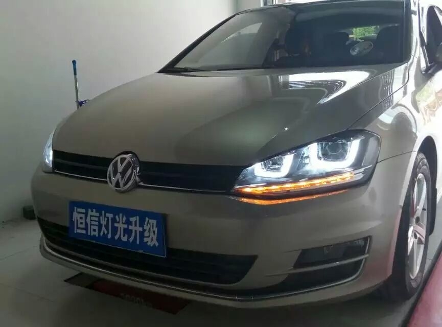 【石家莊恒信燈光升級】高七前來升級雙U大燈，實現(xiàn)原廠編程