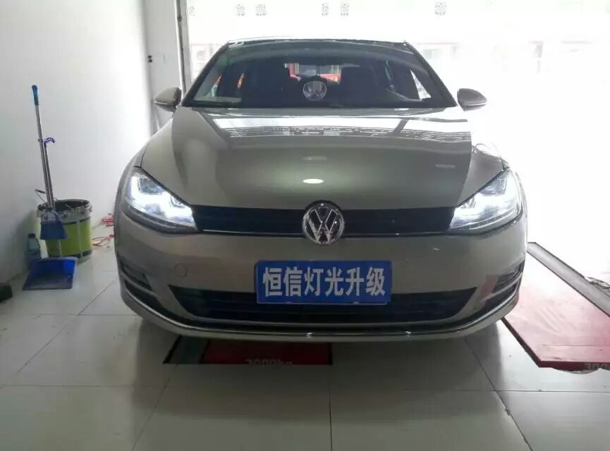 【石家莊恒信燈光升級】高七前來升級雙U大燈，實現(xiàn)原廠編程