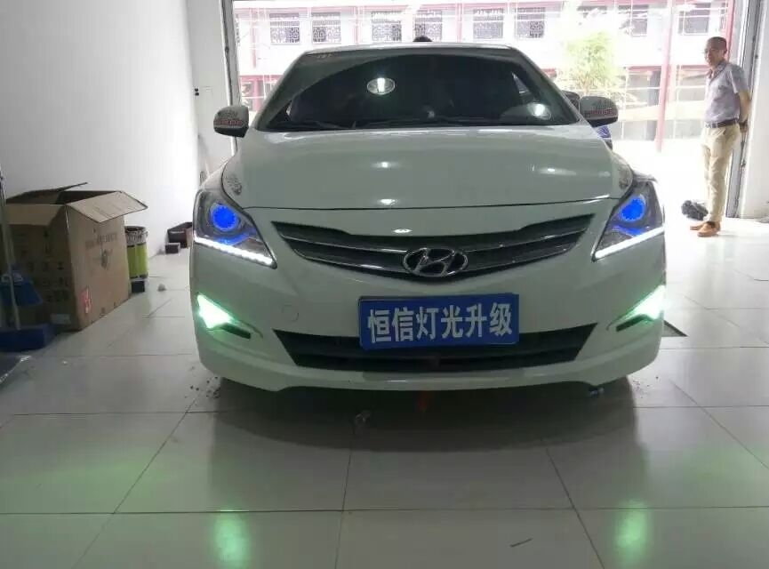 【石家莊恒信燈光升級(jí)】又一個(gè)被直接裝氙燈坑害的瑞納，前來恒信升級(jí)q5套餐