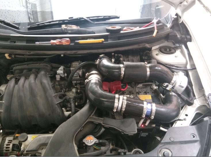 日产轩逸提升动力节油改装加装键程离心式电动涡轮增压器LX2008