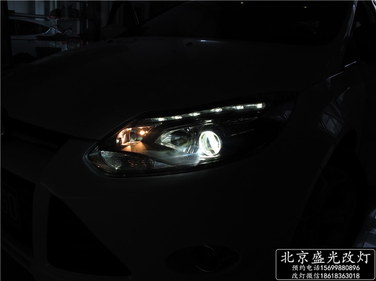 福克斯改海拉5雙光透鏡，ST日行燈套件