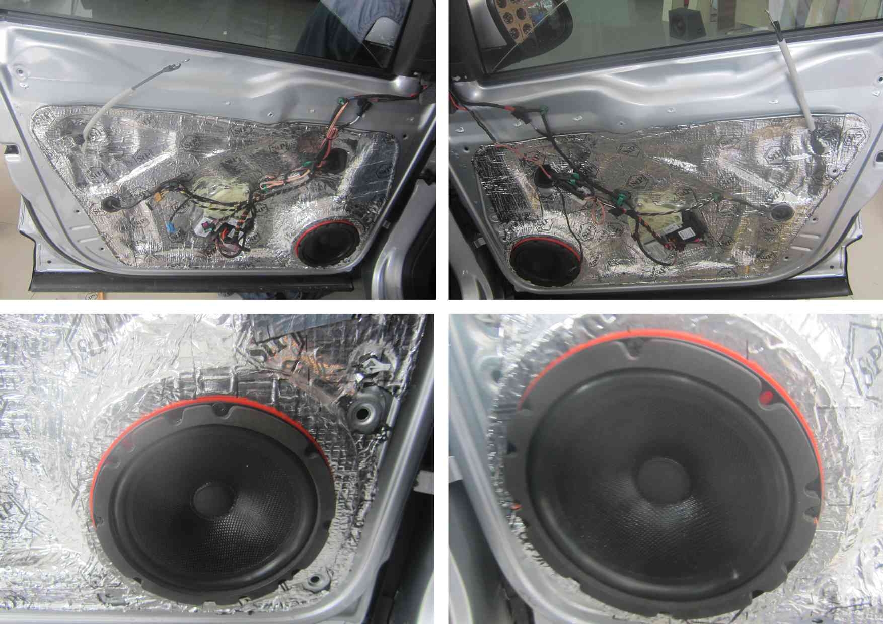 無損音響改裝首選 | 佛山途歌汽車影音：途觀音響升級德國RS喇叭、四門雙層俄羅斯STP隔音、飛歌安卓版DVD導航