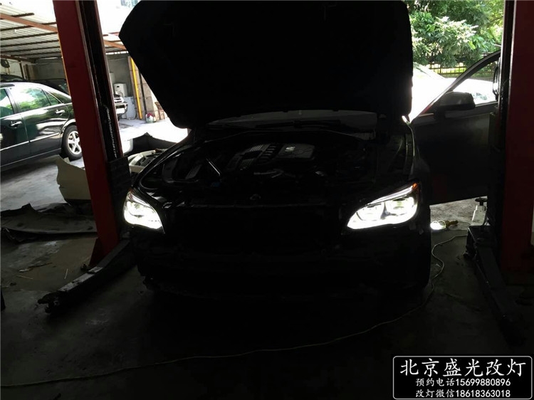 寶馬750LI升級(jí)原廠全LED大燈總成