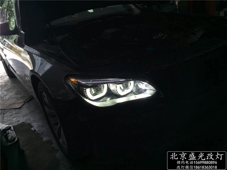 寶馬750LI升級(jí)原廠全LED大燈總成