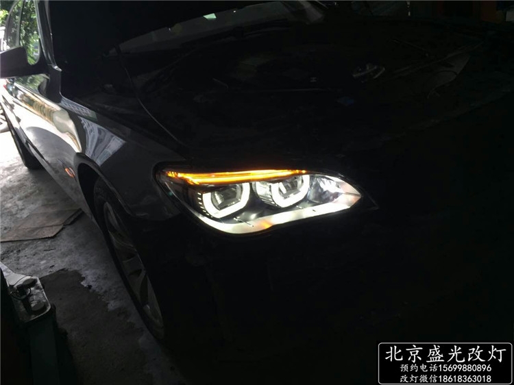 寶馬750LI升級(jí)原廠全LED大燈總成