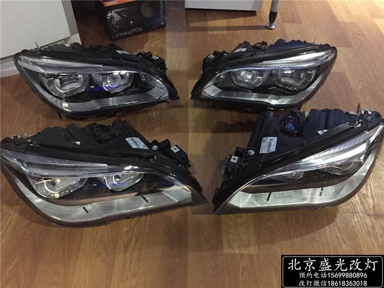 寶馬750LI升級(jí)原廠全LED大燈總成