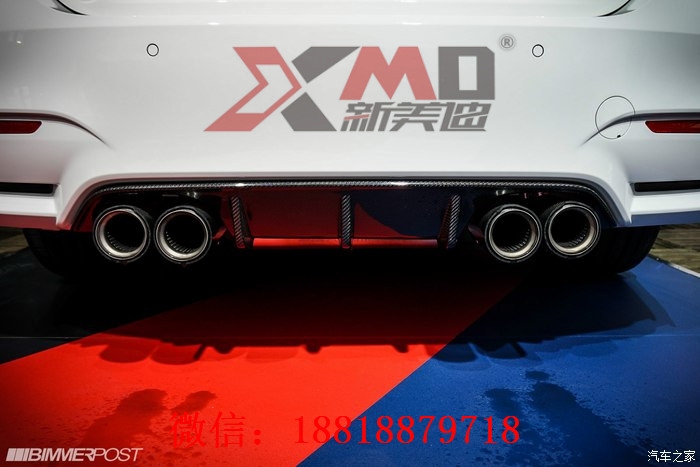 新寶馬4系F32 F33 F36 420 428 435改裝碳纖維后唇尾翼機蓋排氣升級