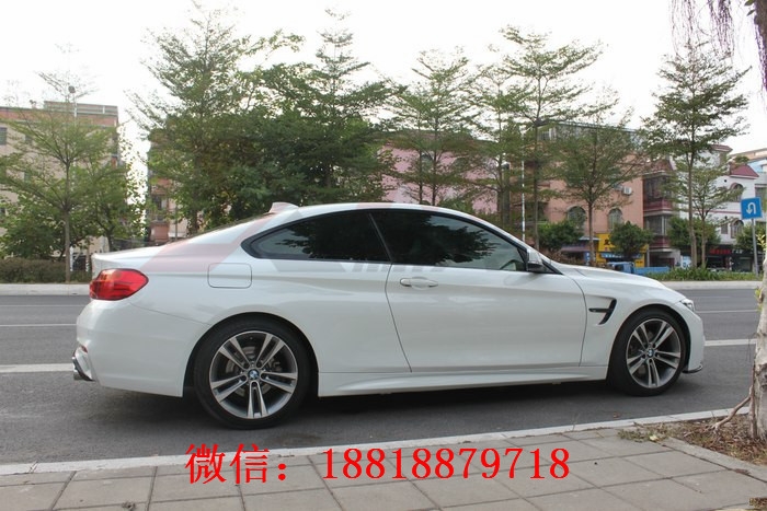 寶馬4系改裝420 428 435改裝M4大小包圍改裝碳纖維后唇尾翼機蓋排氣升級